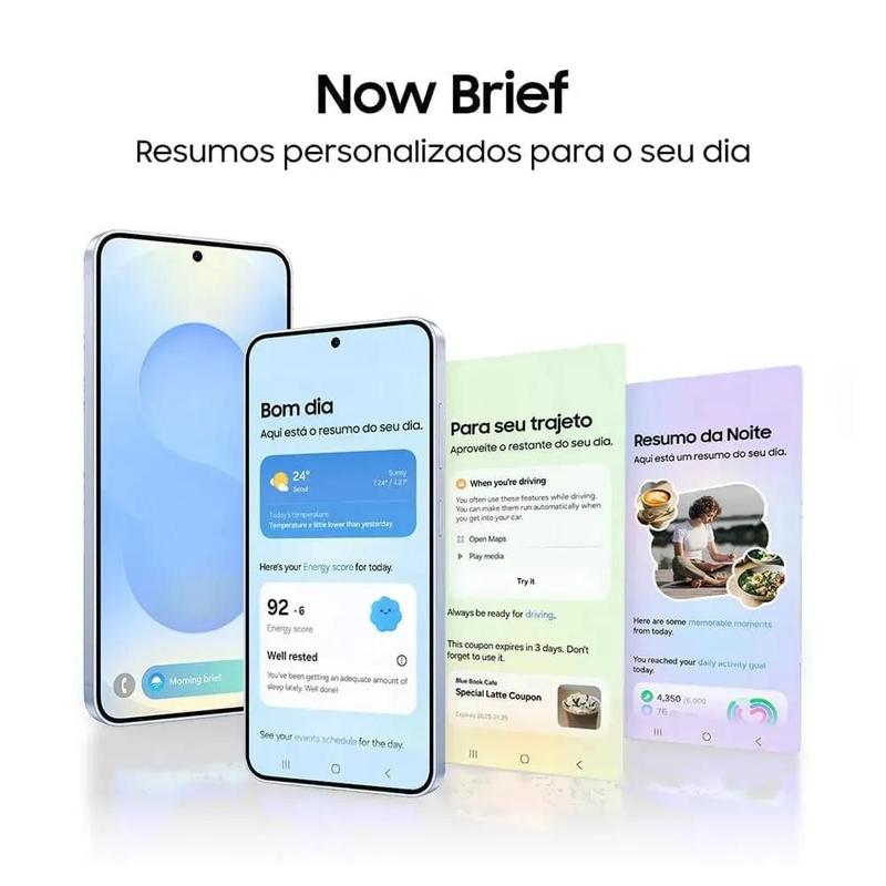 Celular Samsung Galaxy S25 5G, 256GB, 12GB RAM, Câmera Tripla de